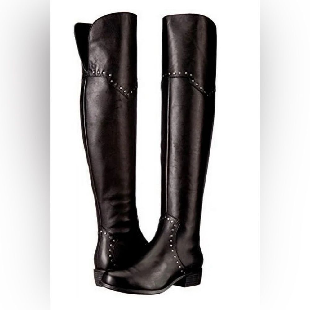 Aerosols West Side leather studded boots